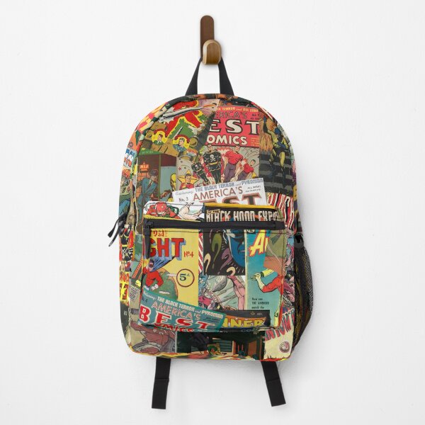 Item preview, VINTAGE COMIC BOOK SUPER HERO MOSAIC designed and sold by IslandBaneMerch.