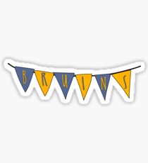 UCLA pennants Sticker