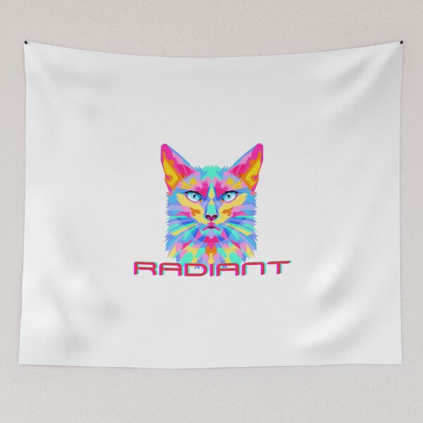 Item preview, Radiant/Colorful Cat Design designed and sold by Williamdripfoe.