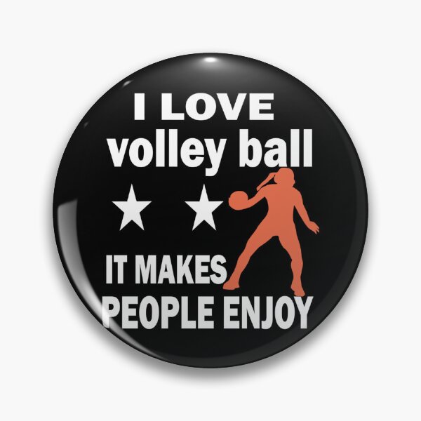 Artikelvorschau, Ich liebe Volley-Ball, es lässt Leute Aufkleber genießen entworfen und verkauft von TerribleStore82.