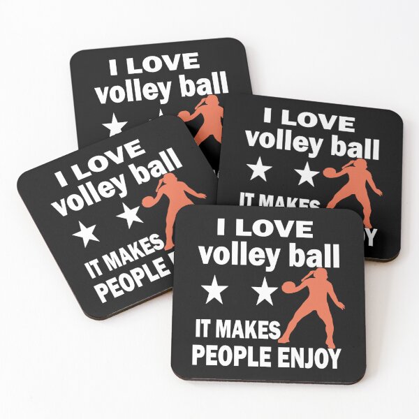 Artikelvorschau, Ich liebe Volley-Ball, es lässt Leute Aufkleber genießen entworfen und verkauft von TerribleStore82.