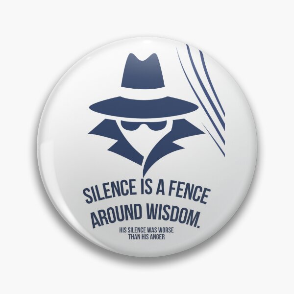 Item preview, Silence is a solid wall around wisdom designed and sold by IDEA-STORE.