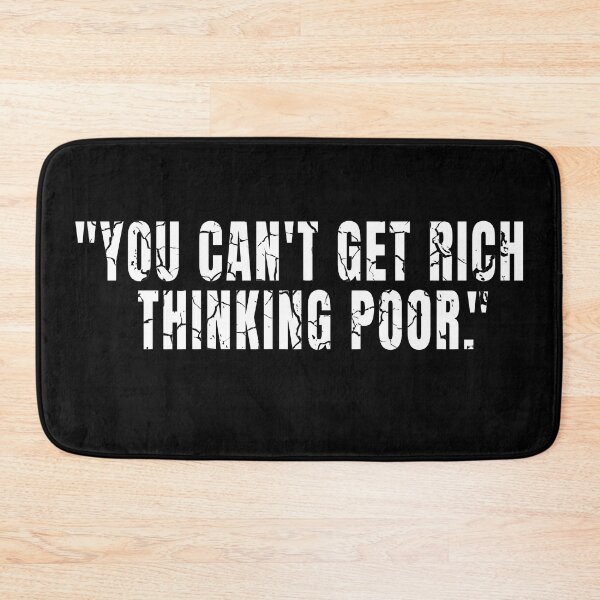 Item preview, You Can't Get Rich Thinking Poor distressed  designed and sold by KingsManKind.