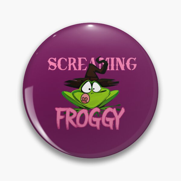 Artikelvorschau, Witz - Screaming Frog Froggy Halloween Edition entworfen und verkauft von ingraph.