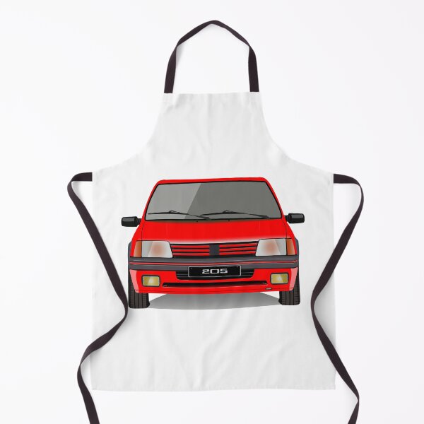 Aperçu de l'œuvre Youngtimer 205 GTI Rouge créée et vendue par JPA-Graphisme.