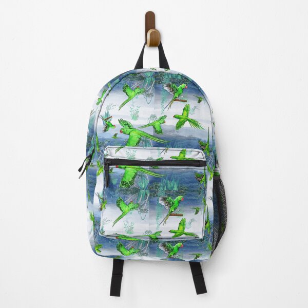 Item preview, Alexandrine parrot in the jungle designed and sold by ZebritoArt.