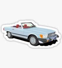 Vintage Mercedes Convertible Sticker