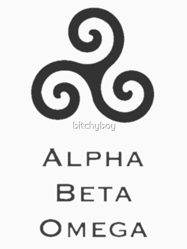 Camiseta «ALPHA BETA OMEGA TRISQUEL» de bitchyboy | Redbubble