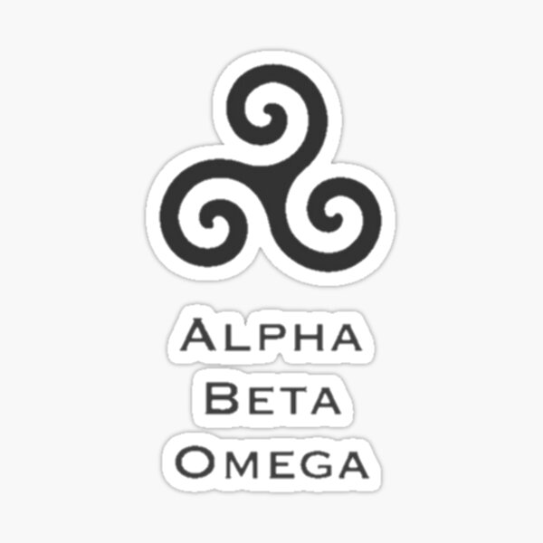 ALPHA BETA OMEGA TRISQUEL Poster