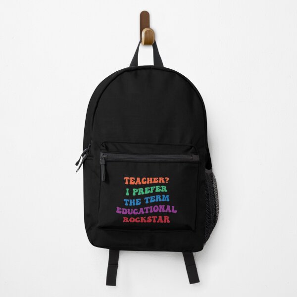 Item preview, Teacher? I Prefere The Term Educational Rockstar designed and sold by PufnicaDesign.