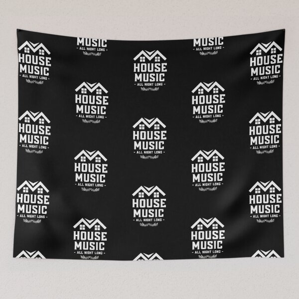 Item preview, HOUSE MUSIC  - All Night Long Roof designed and sold by Discothreadz.