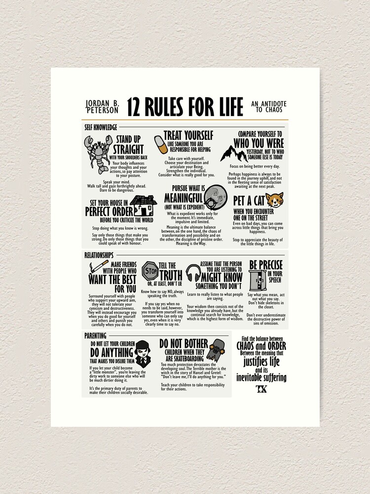 12 Rules for Life by Jordan B. Peterson, Paperback