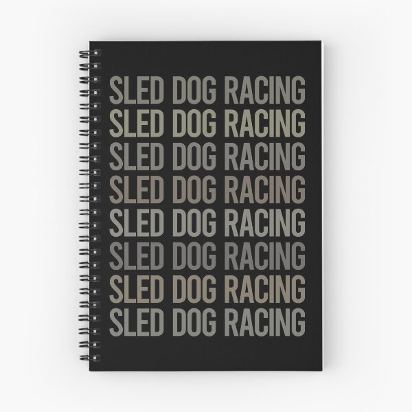 Item preview, Gray Text Art Sled Dog Racing Dogsled designed and sold by TarynBrown3126.
