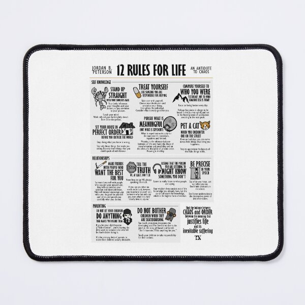 Item preview, 12 Rules for Life Visual Book (Jordan B. Peterson) designed and sold by TKsuited.