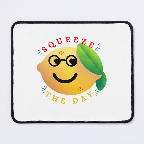 Item preview, Squeeze the Day Funny Lemon Cute Kawaii Design designed and sold by Trucker10.