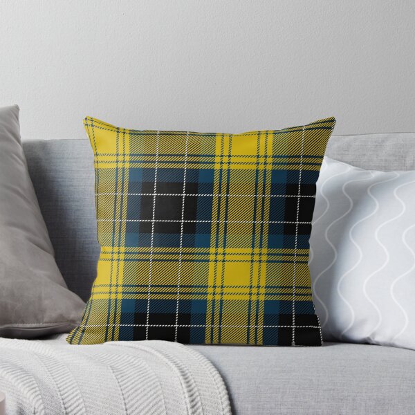 Artikelvorschau, Gelber und schwarzer schottischer Clan-karierter Tartan | Prüfen | Geprüft | Kariert entworfen und verkauft von PatternMama.