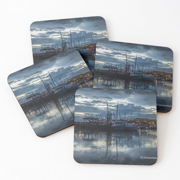 Item preview, Shem Creek raindrop sunrise designed and sold by johnlackphotos.