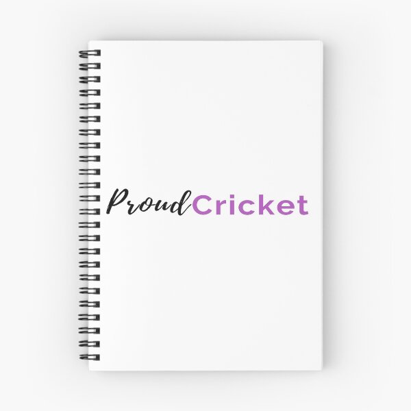 Item preview, Proud Cricket in Black and Purple - Spiral Notebook designed and sold by LovingBDSM.