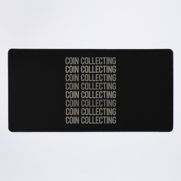 Item preview, Gray Text Art Coin Collecting Coins designed and sold by TarynBrown3126.