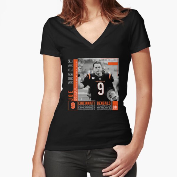 20201 WOMENS Cincinnati Bengals JOE BURROW V-Neck Football Jersey