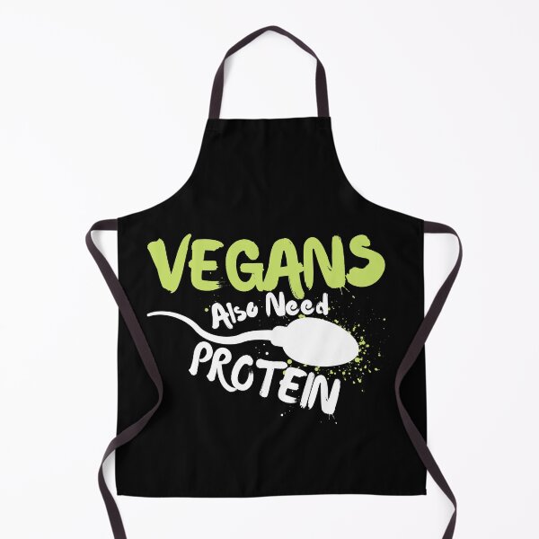 Item preview, Vegans Also Needs Protein Funny designed and sold by Boomroom.