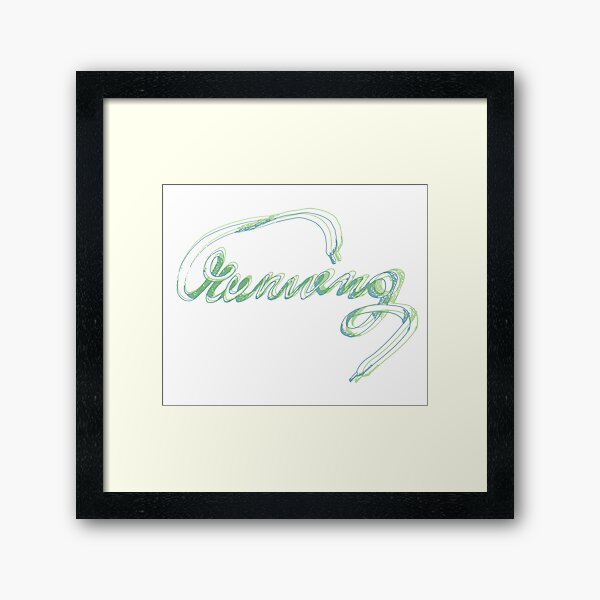 Running 2 Framed Art Print
