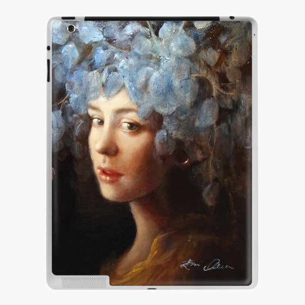 Girl with a Stretched Earlobe iPad Skin