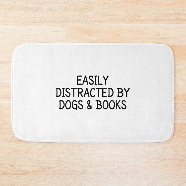 Item preview, Easily distracted by dogs and books - Dogs Lover designed and sold by MOONINSPIRATION.