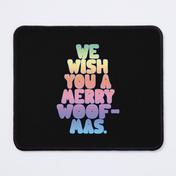 Item preview, We Wish you A Merry Woofmas Dog Funny Christmas Lyric Pun designed and sold by PunnyLyrics.