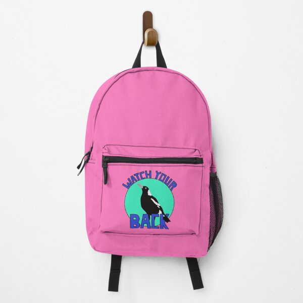 Item preview, Watch Your Back Australian Magpie on Pink designed and sold by Digitaldingo.