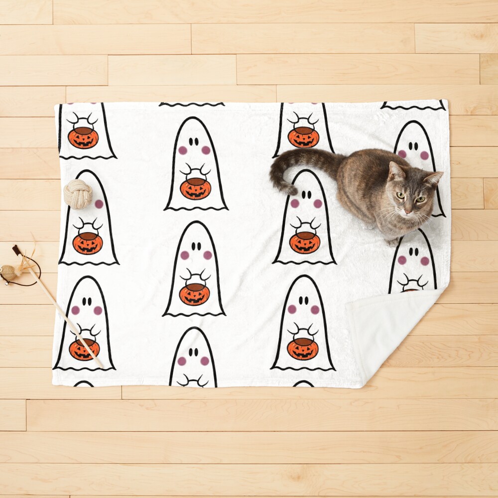 ghost cute ironing blanket 24382741 Vector Art at Vecteezy