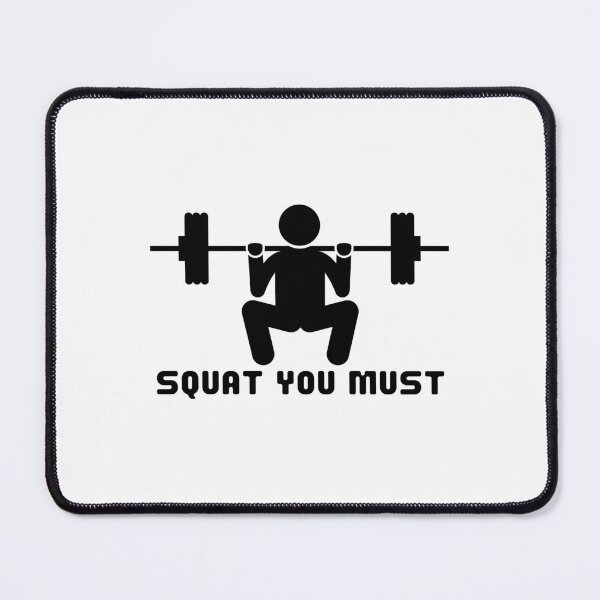 Item preview, You Must Squat Gym designed and sold by Eriksonshop.