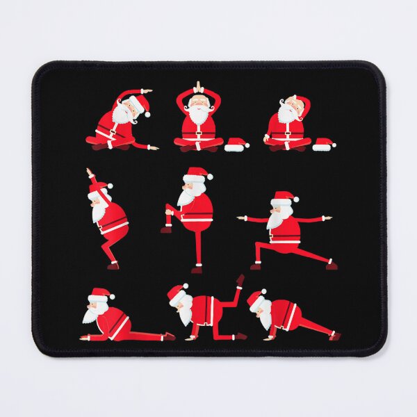 Item preview, Christmas - Yoga Exercises Santa Claus T-Shirt designed and sold by AnklamFalk.