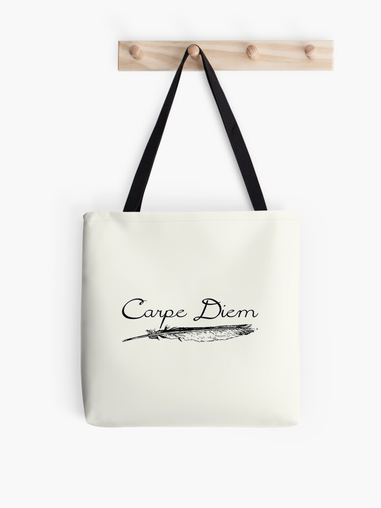 Carpe Diem Zipper Pouches for Sale