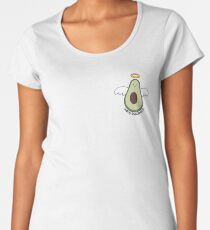 'Holy Guacamole' Avocado Illustration Women's Premium T-Shirt