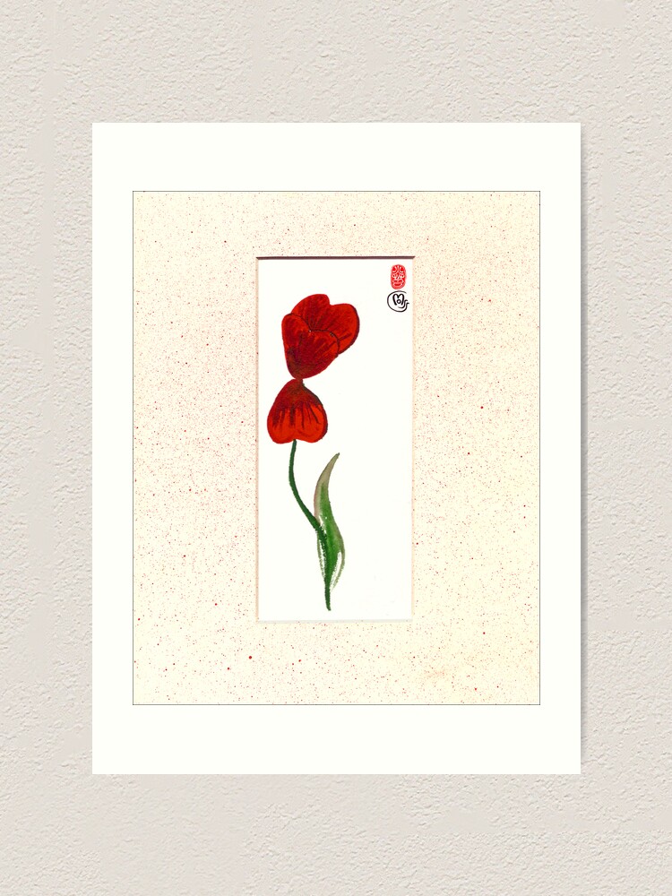 Alternate view of Tulip Breeze Art Print