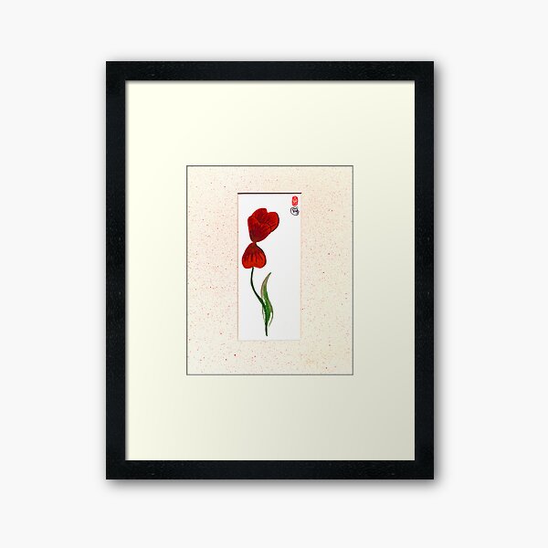 Tulip Breeze Framed Art Print