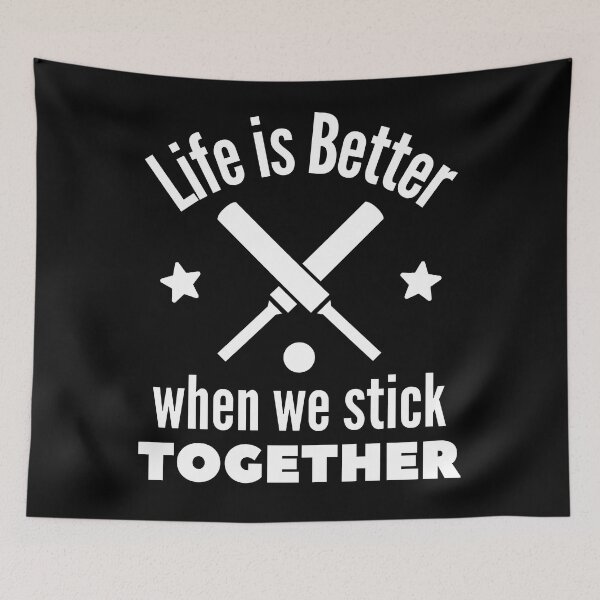 Item preview, Cricket: Life is better when we stick together designed and sold by TheGreenGoat.