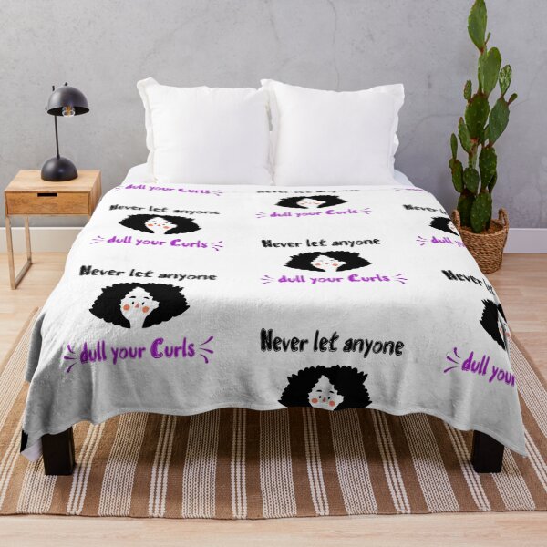 Item preview, Never let anyone dull your curls Sayings for Curly hairstyle  designed and sold by Add To Cart.
