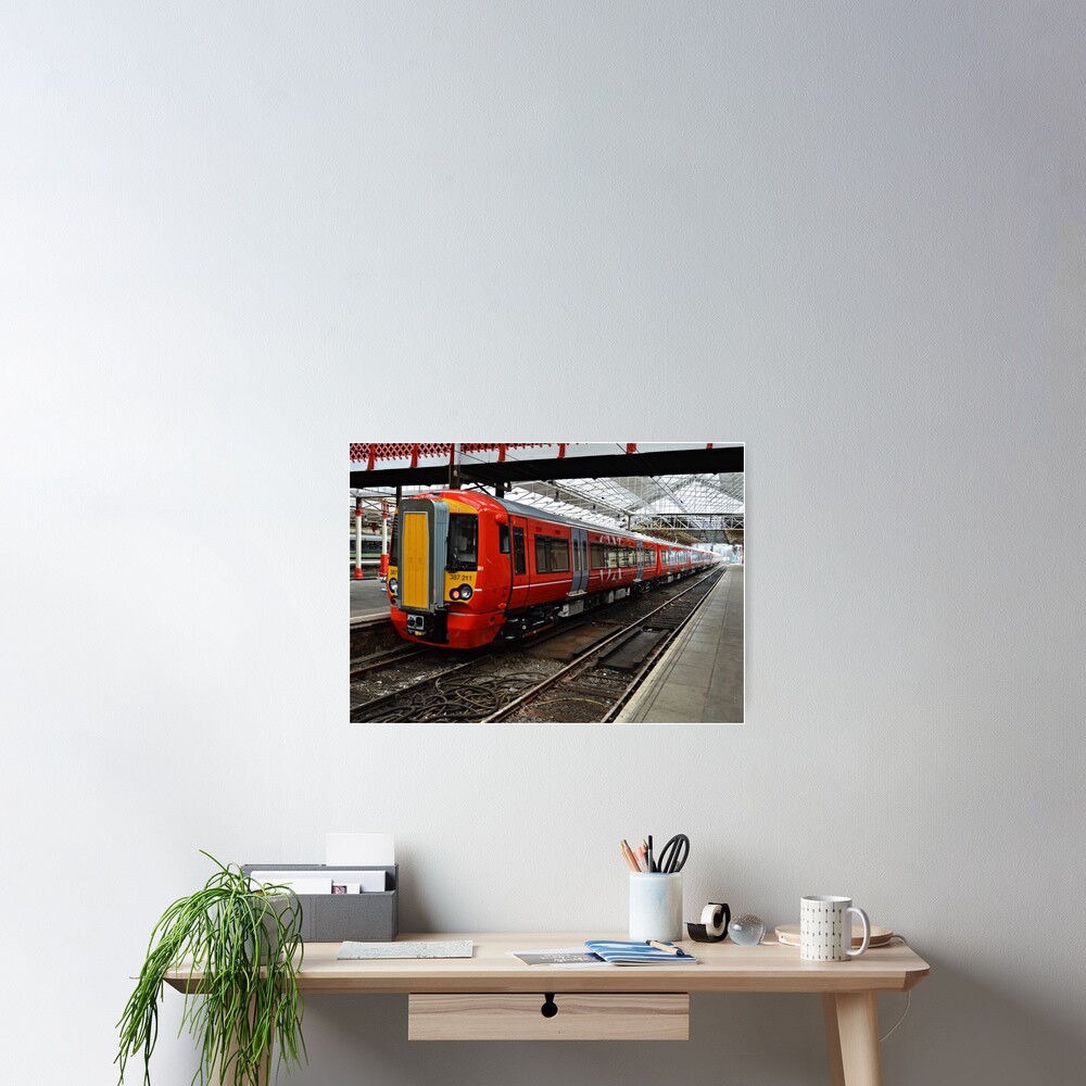 Gatwick Express class 387 at Crewe Railways Station Poster