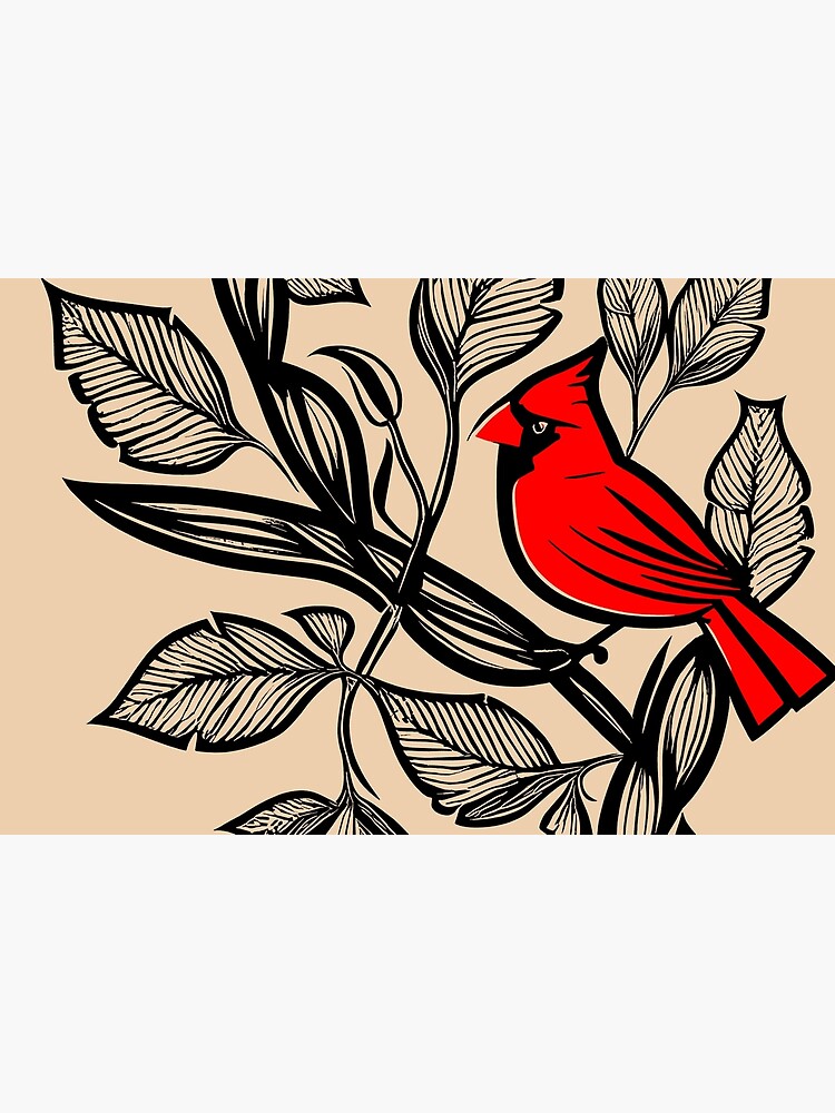 Cardinal Tattoo By Peachjelly  Peach  Free Transparent PNG Clipart  Images Download