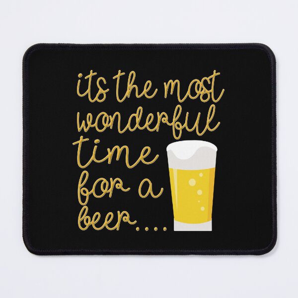 Item preview, Its The Most Wonderful Time For A Beer Funny Christmas Lyric Pun designed and sold by PunnyLyrics.