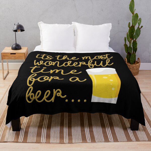 Item preview, Its The Most Wonderful Time For A Beer Funny Christmas Lyric Pun designed and sold by PunnyLyrics.