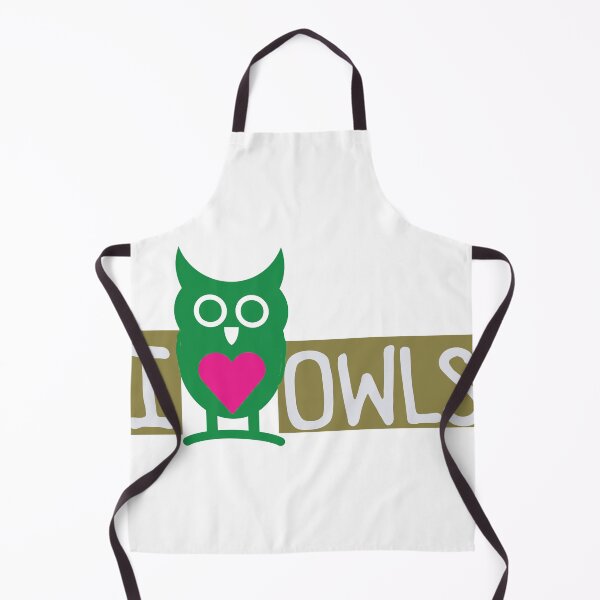 Item preview, I Love Owls  I Heart Owls Green & Pink designed and sold by thelivingrp.