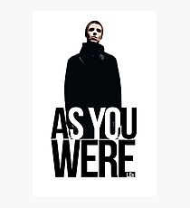 Liam Gallagher // As You Were Polarized image Photographic Print