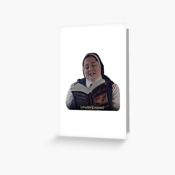 Vista previa del artículo con la obra «Hermana Michael Derry Chicas El Exorcista», diseñado y vendido por Alma---.