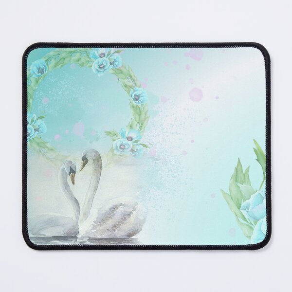 Item preview, Romantic Swan Couple In The Blue Lake designed and sold by Karry-Pat.