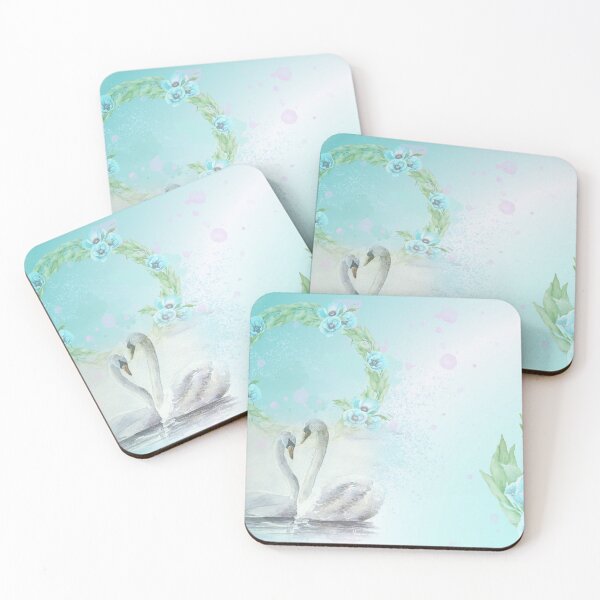Item preview, Romantic Swan Couple In The Blue Lake designed and sold by Karry-Pat.