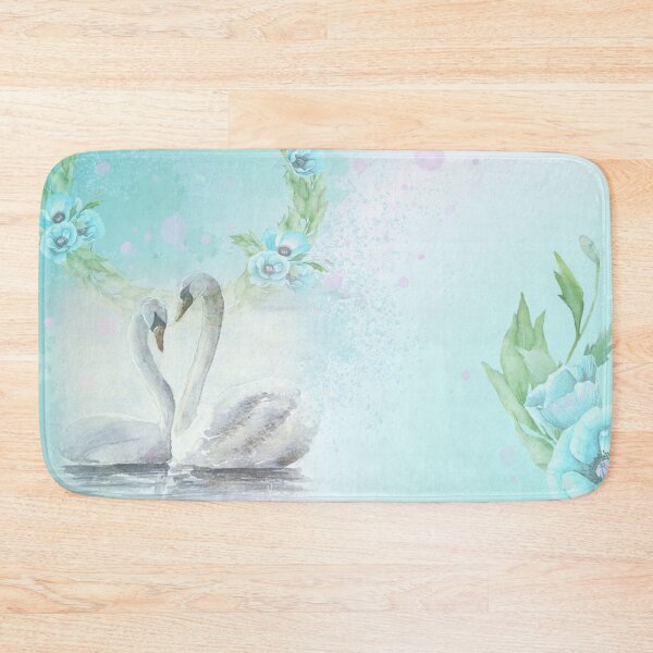 Item preview, Romantic Swan Couple In The Blue Lake designed and sold by Karry-Pat.