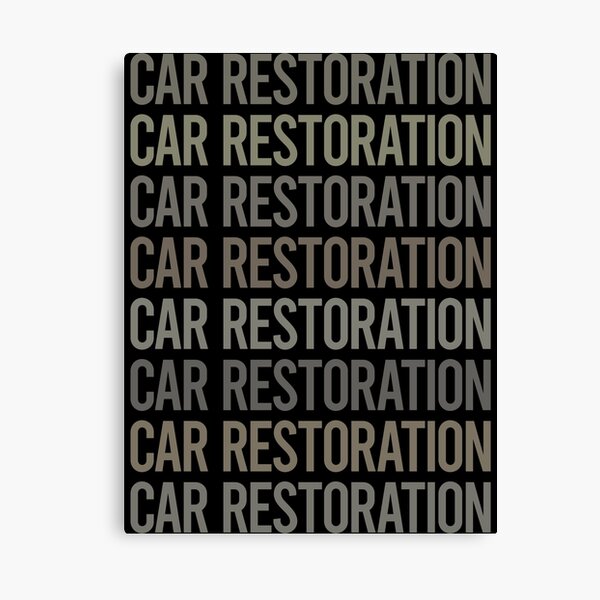 Item preview, Gray Text Art Car Restoration designed and sold by TarynBrown3126.